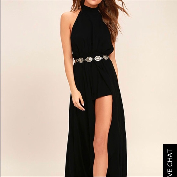 Lulus Pants - Lulus Secret Hideaway Halter Romper